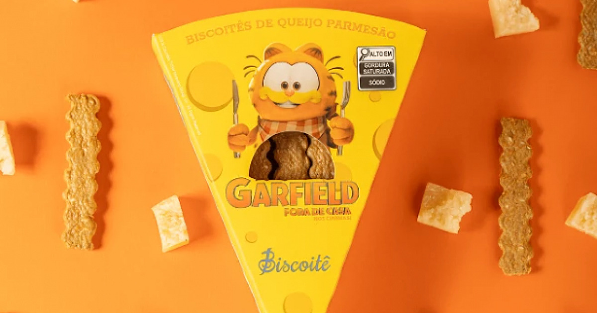 Com unidades em Alphaville, Biscoitê lança linha inspirada em Garfield