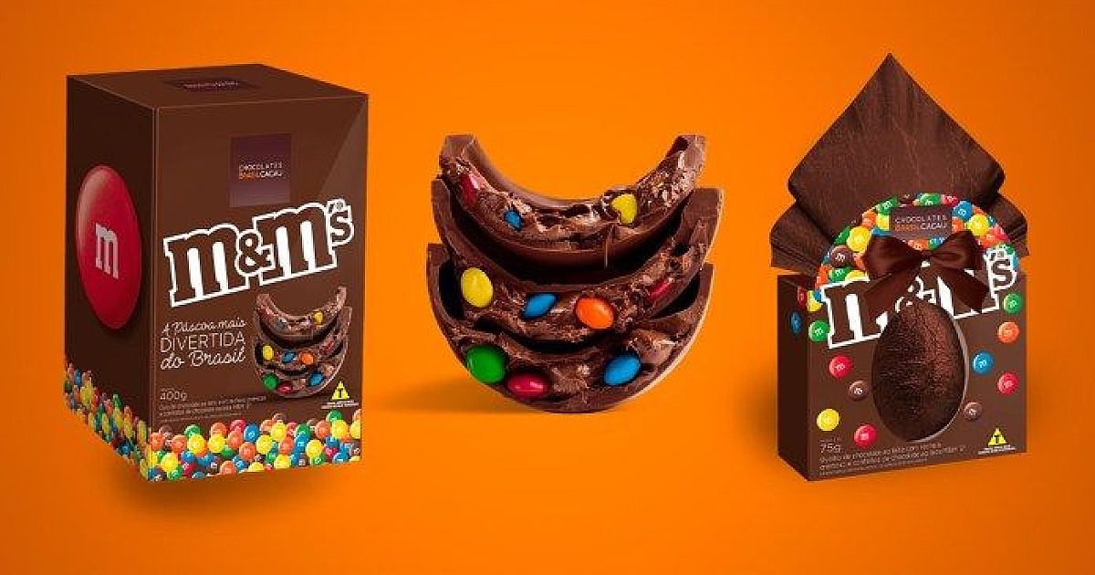 Chocolates Brasil Cacau aposta em ovo de páscoa trufado M&M’s