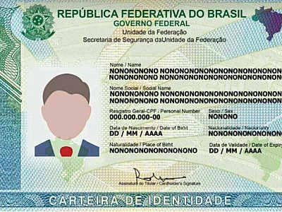 Estado de SP começa a emitir nova Carteira de Identidade Nacional
