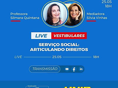 UNIP e Objetivo trazem em live informações sobre o curso de Serviço Social