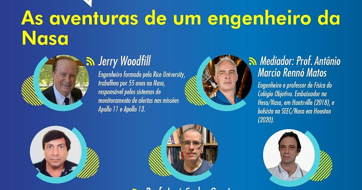 Objetivo promove live com o engenheiro espacial responsável pelo resgate da nave Apollo 13