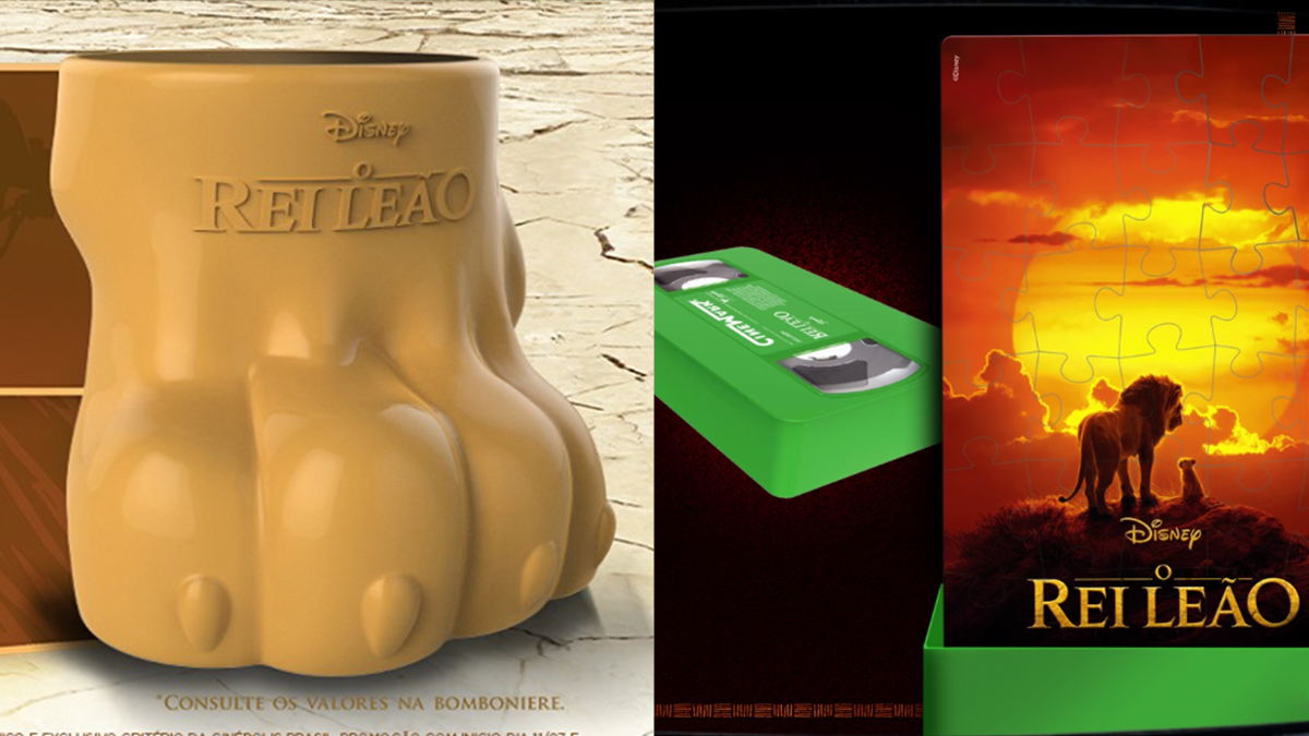Redes de cinema anunciam VHS e pata do Simba como brinde de Rei Leão