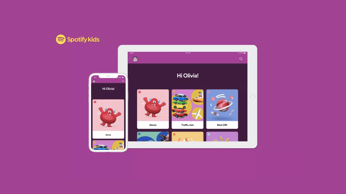 Spotify lança versão kids