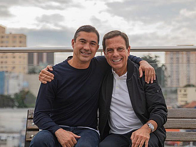 Rubinho recebe visita de Doria e se recupera de cirurgia