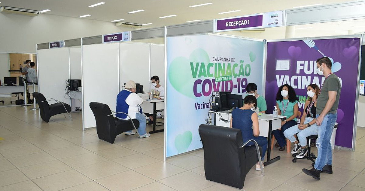 Barueri organiza imunização contra a Covid-19 para pessoas com deficiência e portadores de comorbida