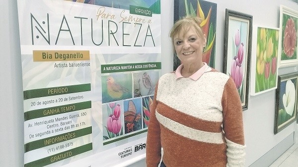 Natureza é tema de exposição da artista plástica Bia Deganello