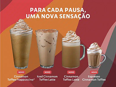 Starbucks anuncia novos sabores para o outono