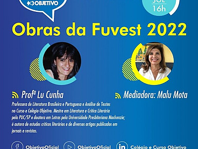 Objetivo promove live com dicas para a Fuvest 2022