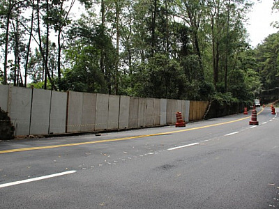 Muro de contenção em Aldeia da Serra será reconstruído