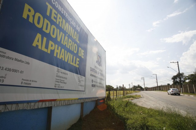 Obra do Terminal Rodoviário de Alphaville entra na reta final