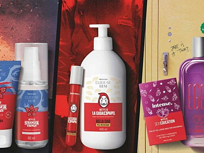 O Boticário e Netflix lançam produtos inspirados em séries