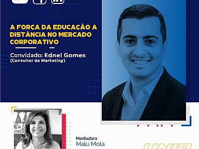 UNIP promove live sobre a força da educação a distância no mercado corporativo