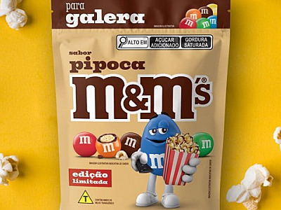 Em edição limitada, M&M’s ganha novo sabor pipoca no Brasil
