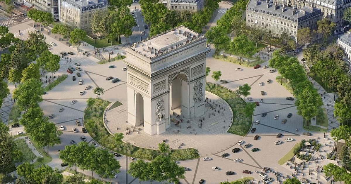 Paris vai transformar a avenida Champs-Élysées em um jardim urbano