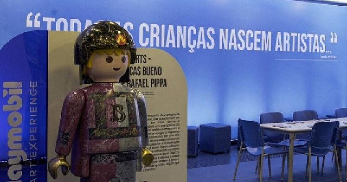 "PlaymobilArt Experience" Acontece até 10 de janeiro no Iguatemi Alphaville