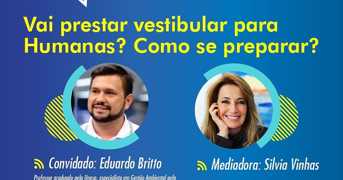 Objetivo traz live especial para quem quer seguir carreira na área de Humanidades