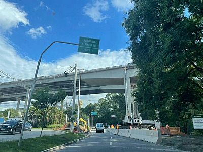 Para avançar com obras na Castello Branco, faixas da Av. Dib Sauaia Neto são interditadas