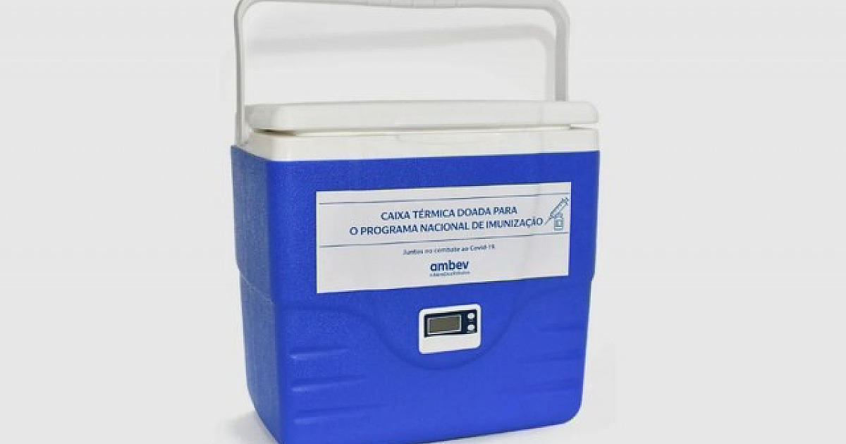 Ambev doa caixas térmicas que seriam usadas no Carnaval para armazenar vacinas