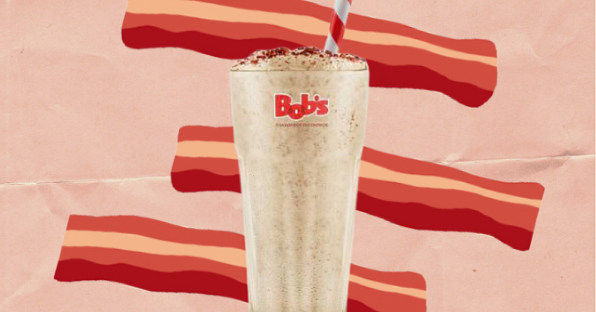 Bob’s relança Milk-Shake de Bacon