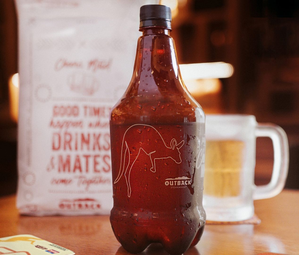 Chopp Brahma Outback agora pode ser pedido no delivery