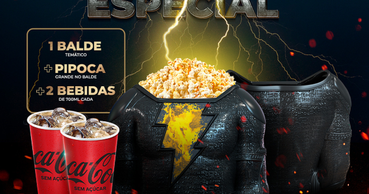 Cinépolis anuncia combo de Adão Negro