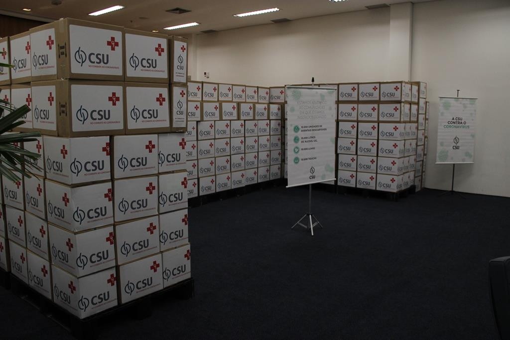 Barueri recebe doação de Equipamentos de Proteção Individual da CSU
