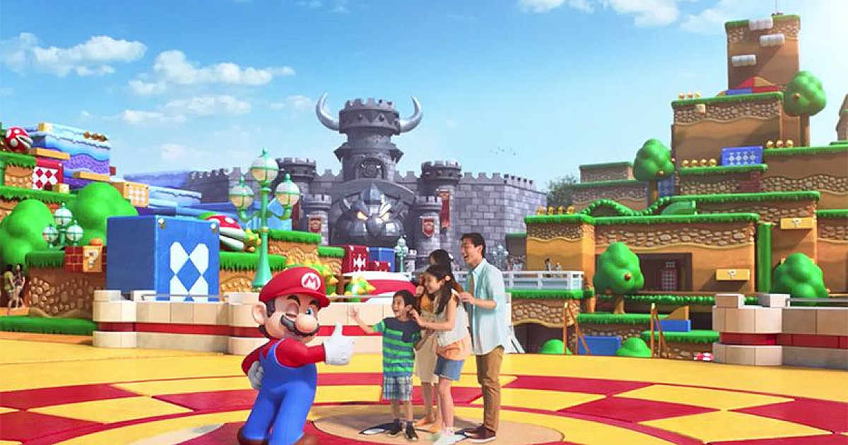 Parque temático da Nintendo será inaugurado em 2021