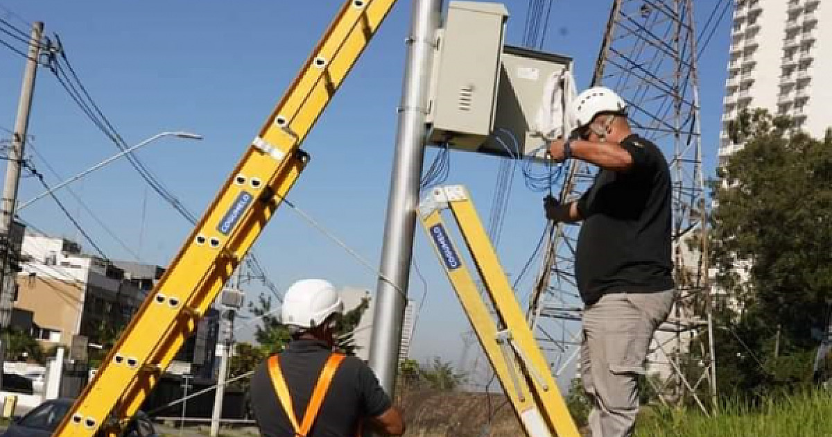 AREA instala novas câmeras de monitoramento na região da Al. Amazonas