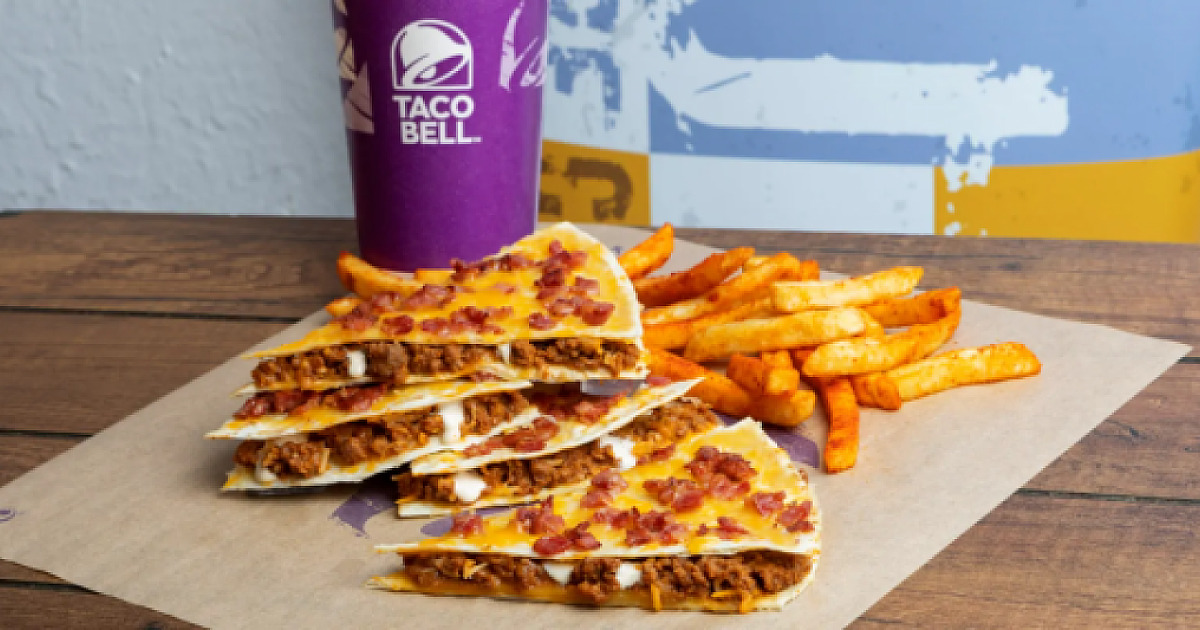 Taco Bell apresenta Bacon Cheesy Quesadilla em edição limitada