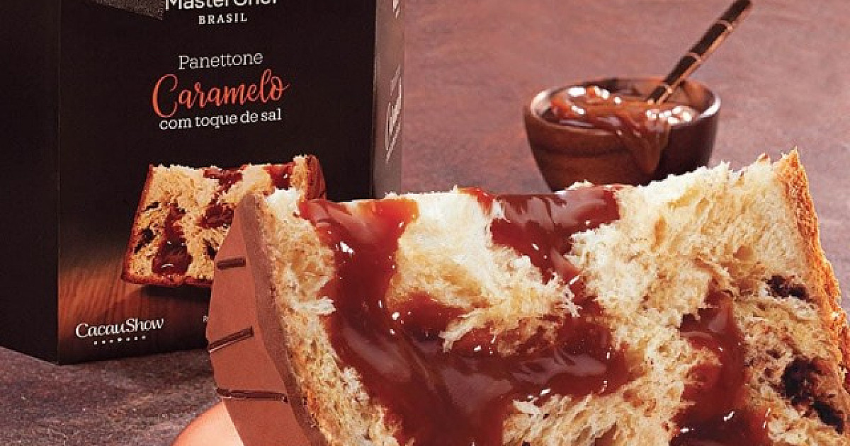 Cacau Show lança Panettone MasterChef Caramelo com Toque de Sal