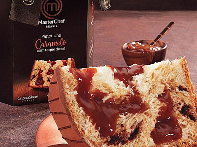 Cacau Show lança Panettone MasterChef Caramelo com Toque de Sal