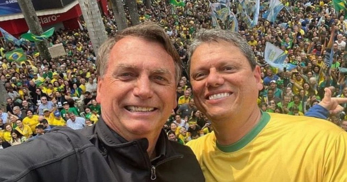 Enquete da FA aponta atual governador de São Paulo, Tarcísio de Freitas, como favorito à cadeira da