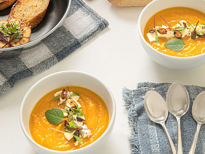 Receita de inverno: Saiba como fazer creme de moranga com gorgonzola