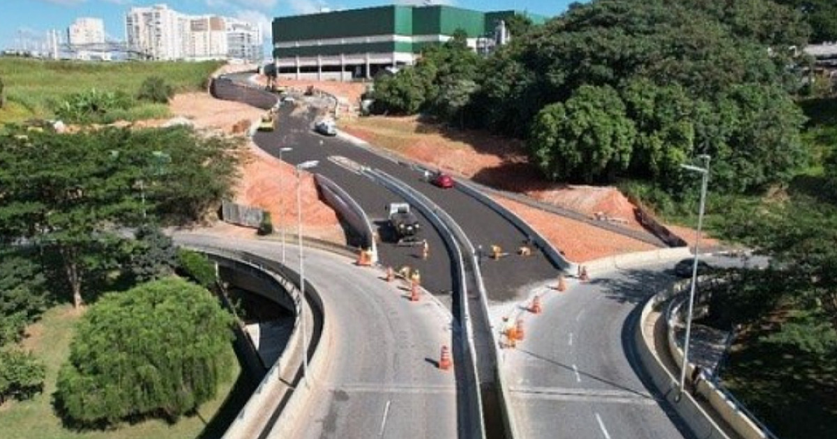 Obra de ligação da Rua Café do Ponto à ponte em Alphaville termina em 15 dias