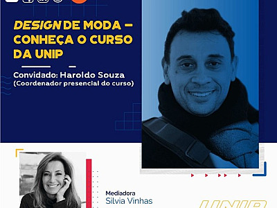 UNIP promove live sobre design de moda