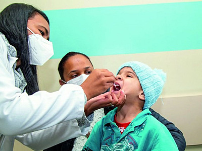 Estado prorroga a campanha de vacinação contra a Poliomielite