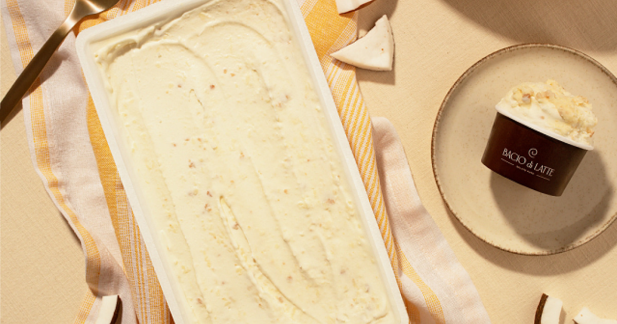 Bacio di Latte lança novo sabor de gelato inspirado em cocada