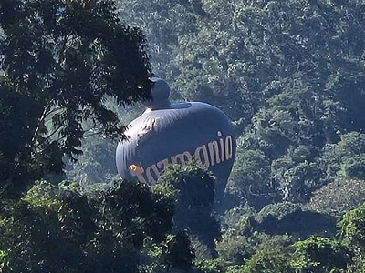 Balão cai na Reserva Tamboré neste domingo (25); não houve registro de incêndio