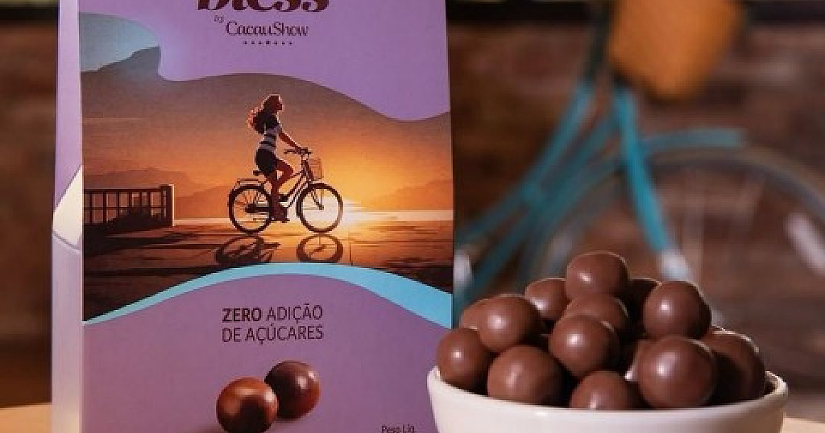 Com produtos zero açúcar e lactose, Cacau Show aposta na linha ‘Bless’