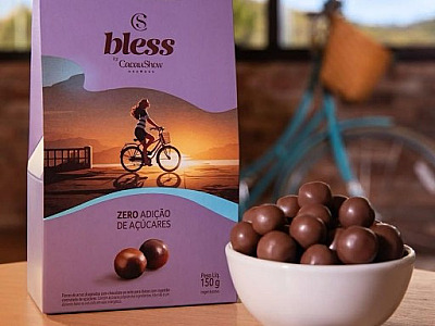 Com produtos zero açúcar e lactose, Cacau Show aposta na linha ‘Bless’