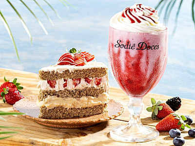 Sodiê aposta em bebidas e sobremesas geladas para o verão