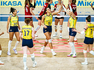 Vôlei: Seleção brasileira feminina vence Alemanha e encara o Japão na semi da Liga das Nações