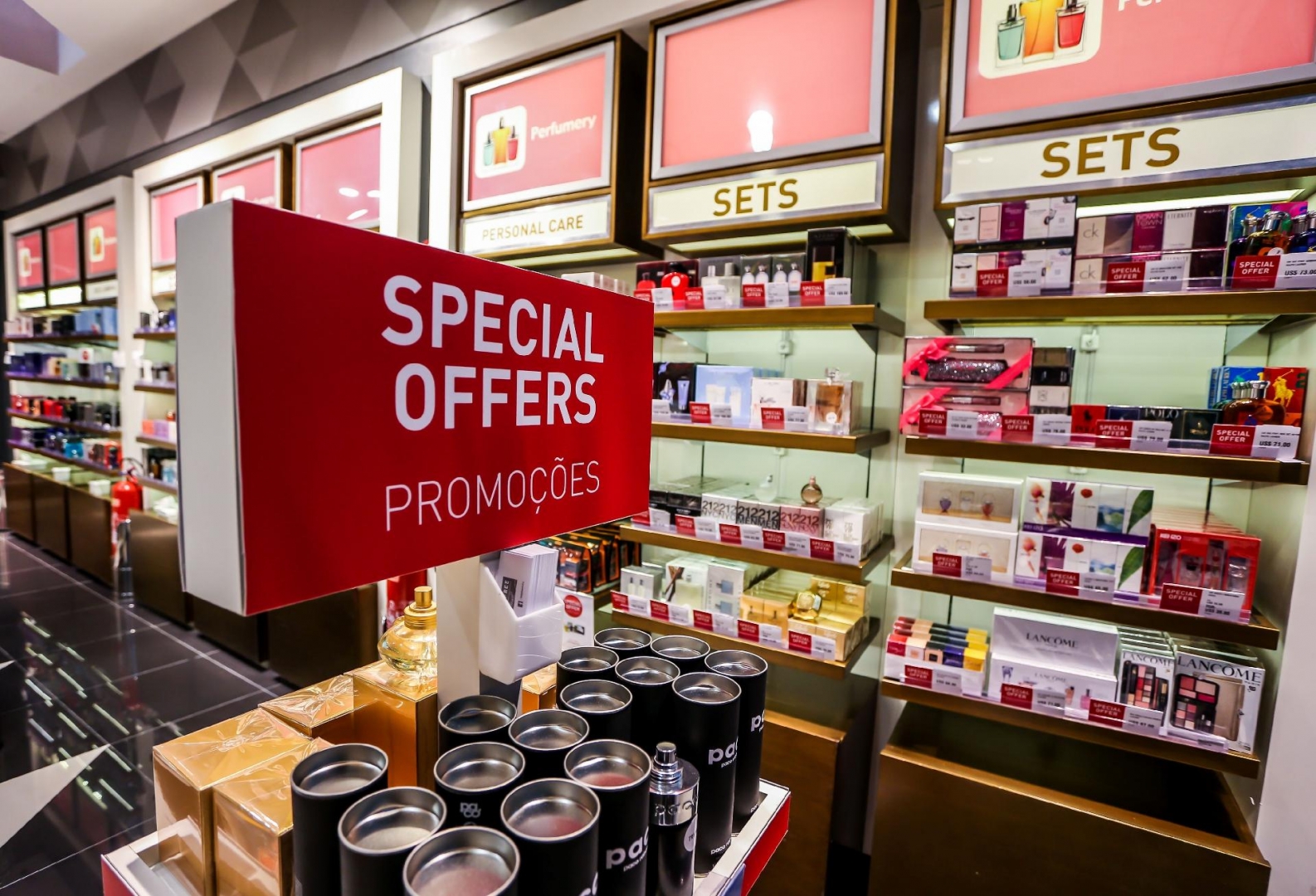 Novo limite para compras em free shops passa a valer em 2020