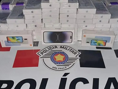 Em patrulhamento na Av. Piracema, Polícia Militar apreende celulares sem nota fiscal