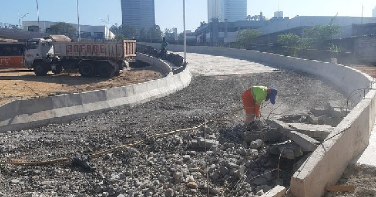 Nova saída de ponte em Alphaville será entregue em 2 meses