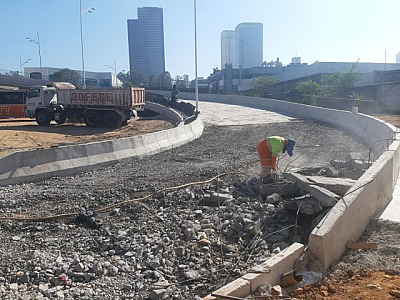 Nova saída de ponte em Alphaville será entregue em 2 meses