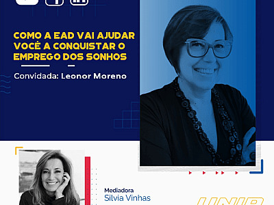 UNIP promove live com o tema “Educação a Distância: sinônimo de empregabilidade”