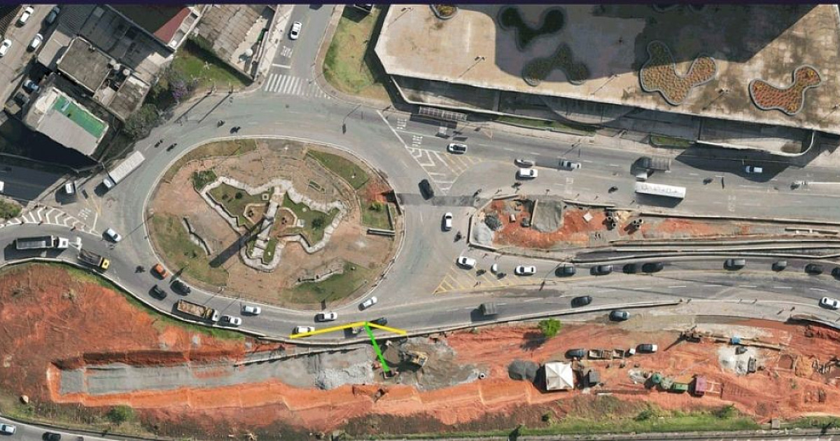 Rotatória da Praça das Artes, em Barueri, terá afunilamento de faixas neste fim de semana