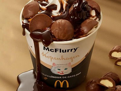 McFlurry Trufa Língua de Gato DUO é a nova sobremesa do McDonald’s