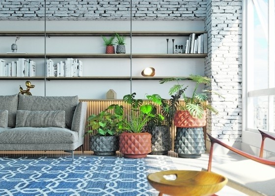 Pensar fora da caixa é uma das dicas para usar vasos na decoração